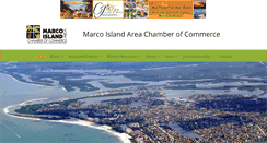 Desktop Screenshot of marcoislandchamber.org